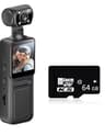 8K HD Pocket Camera  180 Rotating Mini Handheld Camera With Night Vision For Outdoor Sports  Travel 7