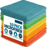 Ultra Fine Microfiber Kitchen Towel Set Absorbent Light Gray Cleaning Cloths 5 10 20pcs 9