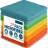 Ultra Fine Microfiber Kitchen Towel Set Absorbent Light Gray Cleaning Cloths 5 10 20pcs 6