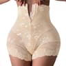 YBFDO Women High Waist Zipper Shaper Panties Tummy Control Waist Trainer Shorts 6