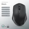 Bluetooth 52 Dual Mode Wireless Mouse Rechargeable Silent 1600 DPI Mouse For Laptop And Desktop 12
