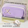 INS Minimalist Large Capacity Pencil Case Student Stationery Organizer Pouch 8
