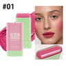 Multi Use Blush Stick Waterproof Long Lasting Cream Blush Stick Moisturizing Cheek  Lip Tint 7