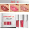 Crystal Jelly Lip Oil Set Hydrating Lip Plumper Gloss Tinted Lip Glow Collection 7