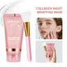 Korean Deep Collagen Peel Off Mask Anti Wrinkle Skin Tightening Face Mask Overnight Bio Wrap 7