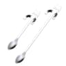 Creative 304 Stainless Steel Cat Coffee Spoon Hanging Edge Cute Stirring Spoon Set Gold Plated Teas 6