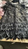 Colorful Sequin Feather Dress Sleeveless Feather Patchwork Dress Sparkly Womens Party Sequin Dress 7