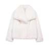 Elegant Faux Fur Coat Women Fluffy Winter Faux Fur Jacket Long Sleeve Lapel Fluffy Fur Coat 11