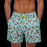 DATIFER Mens Beach Print Swim Shorts  Quick Dry Surf Swim Trunks With Pockets 8