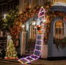 LED Santa Ladder Climbing Light With 8 Modes USB Powered Christmas Decor 8