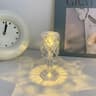 Mini Crystal LED Table Lamp Color Changing Rechargeable Night Light For Bedroom Decor 6
