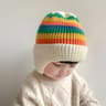 Baby Bear Ear Winter Wool Hat For Infants Soft Warm Knit Baby Beanie 7
