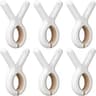 Heavy Duty Beach Towel Clips Set  Large Non Slip Chair Clamps For Pool Laundry  Outdoor Use 6pcs 8