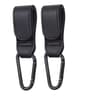 Adjustable Leather Stroller Hooks Set  Universal Diaper Bag Holder For Pram Cart  Travel 2pcs 6