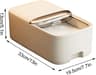 GrainGuard Airtight Rice Storage Container With Measuring Cup And Large Capacity Seal 7