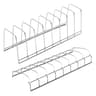 Stainless Steel Dish Rack Organizer With Pot Lid Holder Kitchen Storage Stand 6