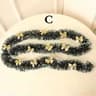 FestiveGlow 656ft Christmas Ribbon Garland For Tree Party And Home Decor 9