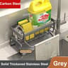 CleanFlow Self Draining Sink Organizer Rack With Soap And Sponge Holder 8