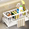 CleanSteel Self Draining Kitchen Sink Organizer With Stainless Steel Sponge Holder 8