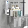 FreshWall Multifunctional Toothbrush Holder With Toothpaste Dispenser And Mug Organizer 6