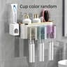 FreshWall Multifunctional Toothbrush Holder With Toothpaste Dispenser And Mug Organizer 7