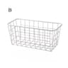 Punch Free Kitchen Cabinet Storage Rack Wall Mounted Plastic Wrap Organizer 7
