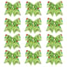 12pcs Christmas Bow Decorations For Tree Wreath And Gift Wrapping Festive Holiday Decor Set 6