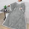 Oversized Reversible Flannel Wearable Blanket Hoodie With Pocket For Cozy Winter Comfort 8