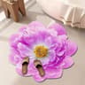 Soft Floral Area Rug  Absorbent Vintage Carpet For Bedroom Living Room  Bathroom 15