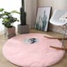 Fluffy Round White Carpet Non Slip Plush Shag Rug For Bedroom Living Room Decor 10