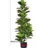 Realistic Artificial Fiddle Leaf Fig Tree Faux Indoor Plant Decor 10