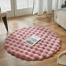 Round Faux Rabbit Fur Plush Carpet Soft Bubble Velvet Fluffy Rug For Living Room And Kids 9