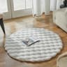 Round Faux Rabbit Fur Plush Carpet Soft Bubble Velvet Fluffy Rug For Living Room And Kids 7