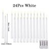 Flameless LED Taper Candle Set With Flickering Light Battery Operated Wedding And Home Decor 11