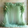 Sheer Gauze Table Runner 10 Ft Romantic Wedding  Party Decor 18