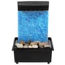 Mini LED Tabletop Water Fountain USB Powered Desktop Waterfall Decor 9