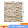 3D Brick Wall Sticker Panels Self Adhesive Foam Wallpaper 2756x3031in DIY Home Decor Set 6