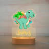 Personalized Animal Name Night Light Acrylic LED Lamp For Kids Bedroom 12