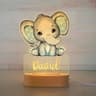 Personalized Animal Name Night Light Acrylic LED Lamp For Kids Bedroom 7