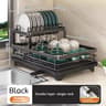 Adjustable Stainless Steel Over Sink Dish Drying Rack Space Saving Kitchen Organizer 8