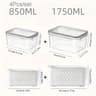 FreshLock Fridge Produce Storage Containers With Strainer Set 6