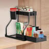 SlideStack Multi Layer Pull Out Storage Rack Kitchen  Bathroom Organizer 6