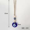Colorful Turkish Evil Eye Glass Wall Hanging With Multicolor Beads For Home Protection 17