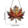 Acrylic Maple Leaf Light Catcher  Thanksgiving Autumn Window Hanging Decor 6