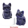 Natural Amethyst Cat Statue  Hand Carved Crystal Figurine For Healing  Meditation Decor 10