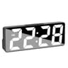 LED Digital Alarm Clock With Temperature Display  Adjustable Brightness Desktop Clock 9