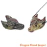 Hand Carved Wolf Head Crystal Pendant  Natural Wolf Head Stone Pendant For Healing Jewelry Making 14