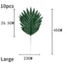 Artificial Palm Leaf Placemats Tropical Jungle Table Decor For Party And Home 10