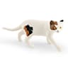 Cute Lying Orange Cat Figurine Mini Realistic Desk Decor Ornament 9