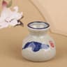 Chinese Style Mini Ceramic Vase Cotton Swab Jar Toothpick Holder Desk Decor 9